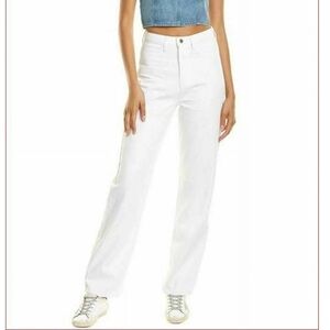 WeWoreWhat Mid Rise Straight Leg Jeans